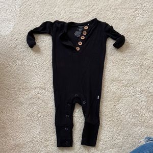 Black ribbed Posh Peanut Henley